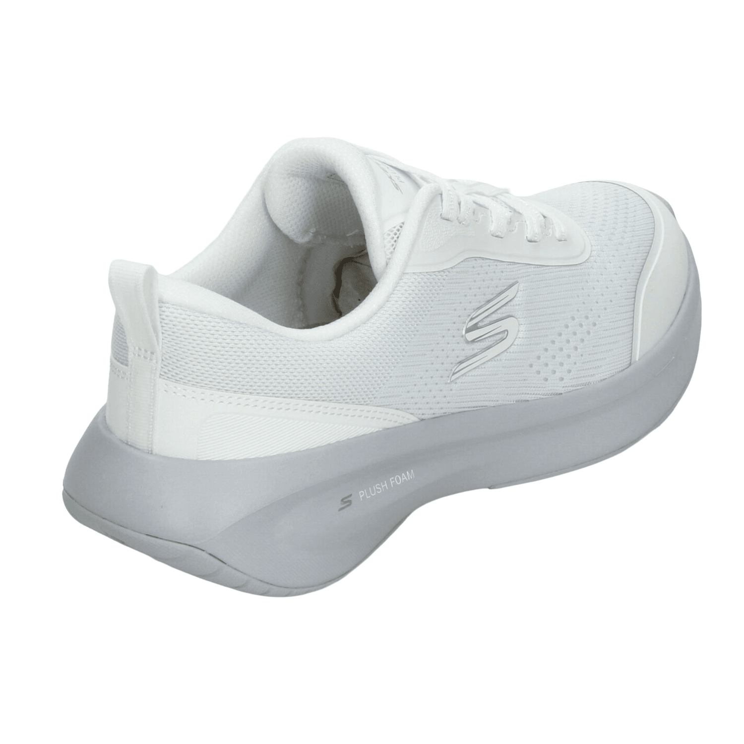 Tenis Skechers Plush Foam Dama Blanco Deportivo Mujer — imagen 4