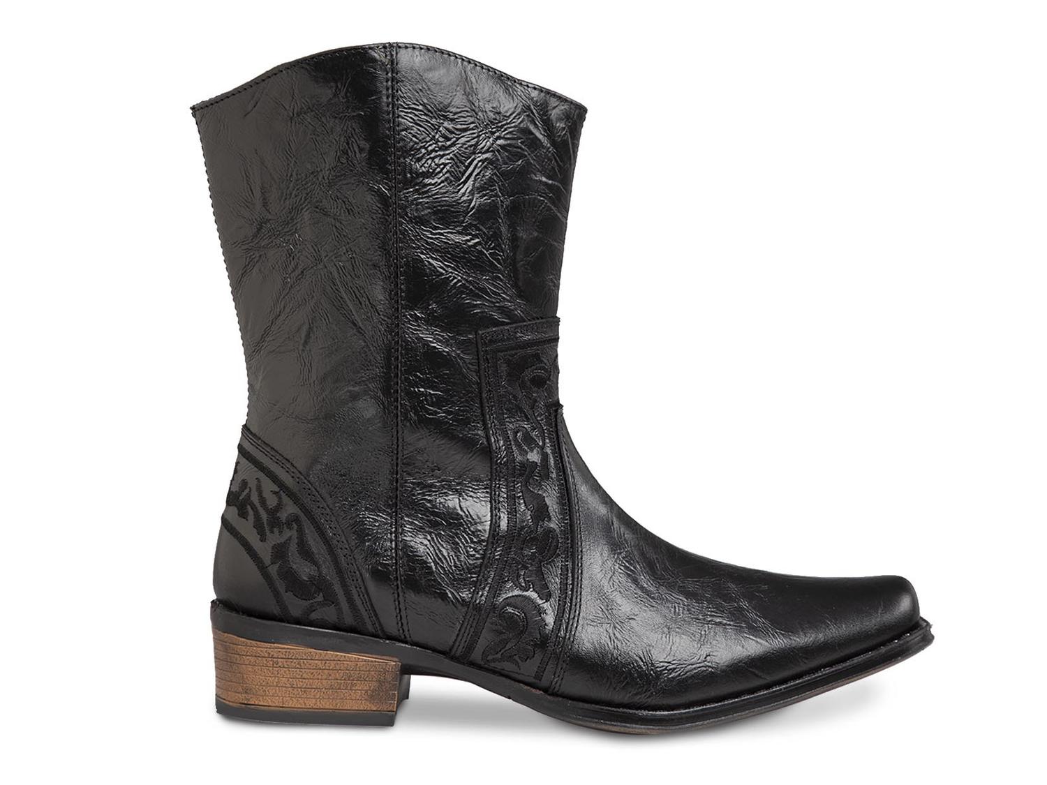 Bota Vaquera Hombre Larga Caballero Urban Cowboy 40708 Negro — imagen 2