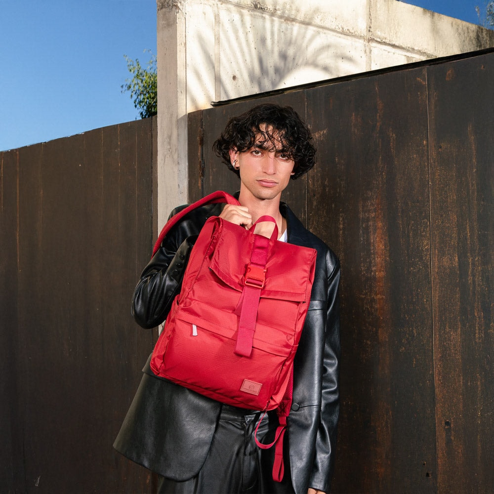 Mochila para laptop CoolCapital Rizz 15.6" pulgadas Rojo — imagen 5