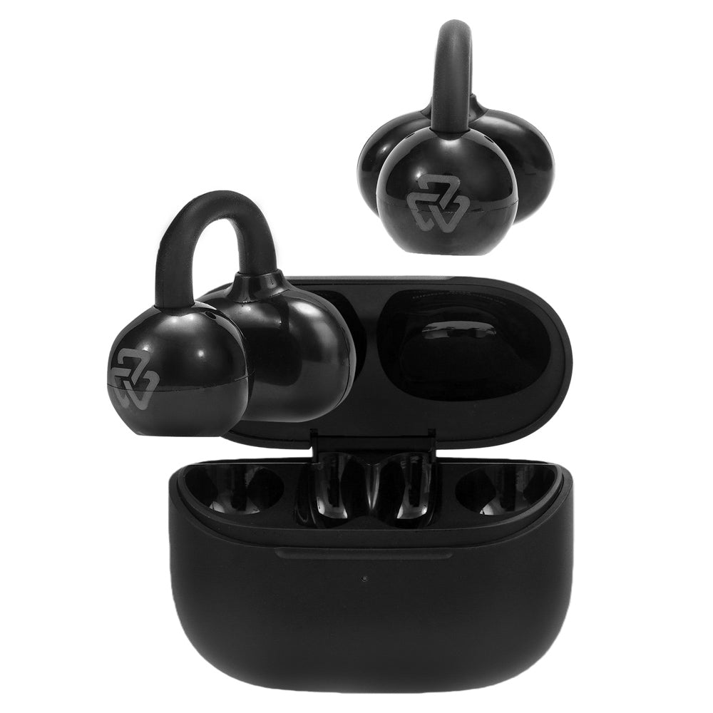 Audífonos Open Ear STF One: OWS, 20h batería, micrófono, Negro — imagen 2
