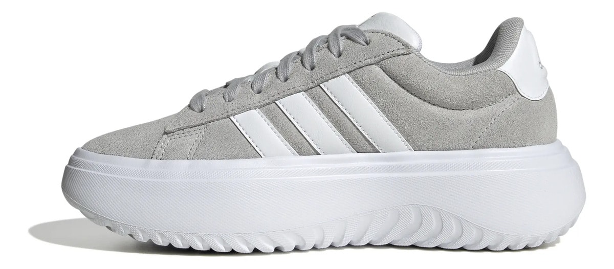 Tenis adidas Grand Court Dama Casual Gris Mujer — imagen 14