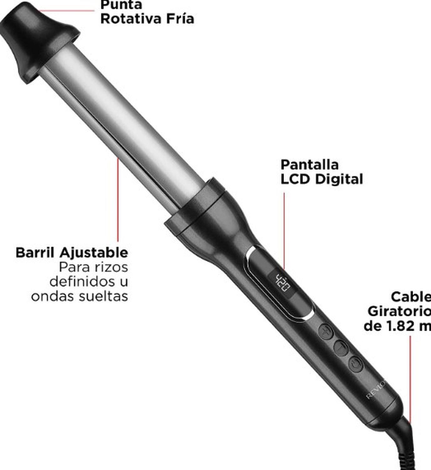 TENAZA RIZADORA REVLON RVIR1183 CERAMICA 1 A 1/2 PUL — imagen 5