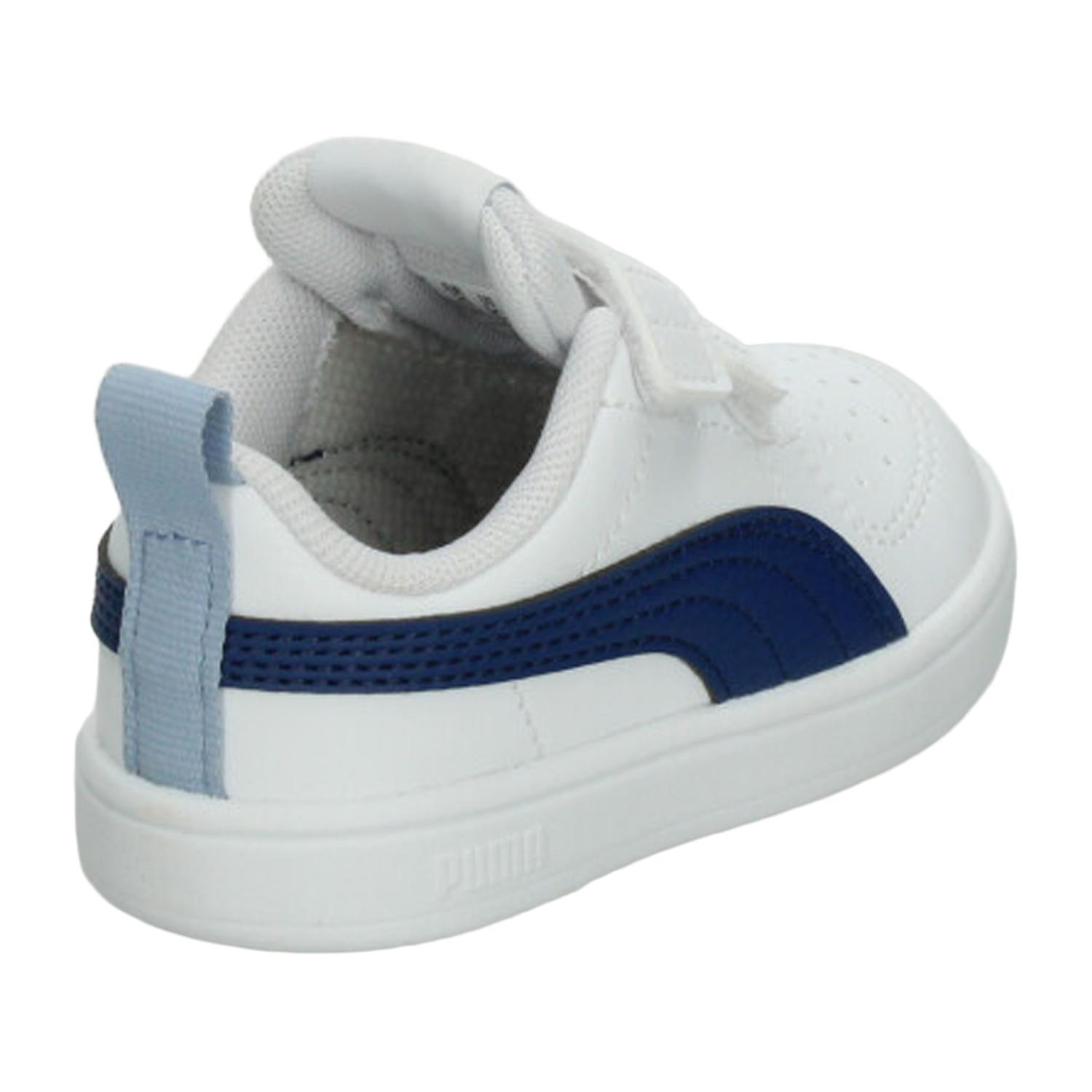 Tenis Niño Puma Rickie Blanco Casual Infantil T11-16 — imagen 4