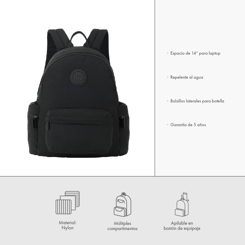Mochila para Laptop 14" con Cangurera CoolCapital Canyon: Protección y Organización Total, Azul — imagen 12