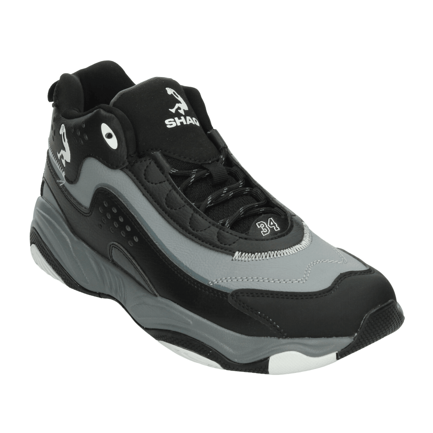 Tenis Shaq Spin Low Hombre Básquetbol Botín Negro Caballero — imagen 4