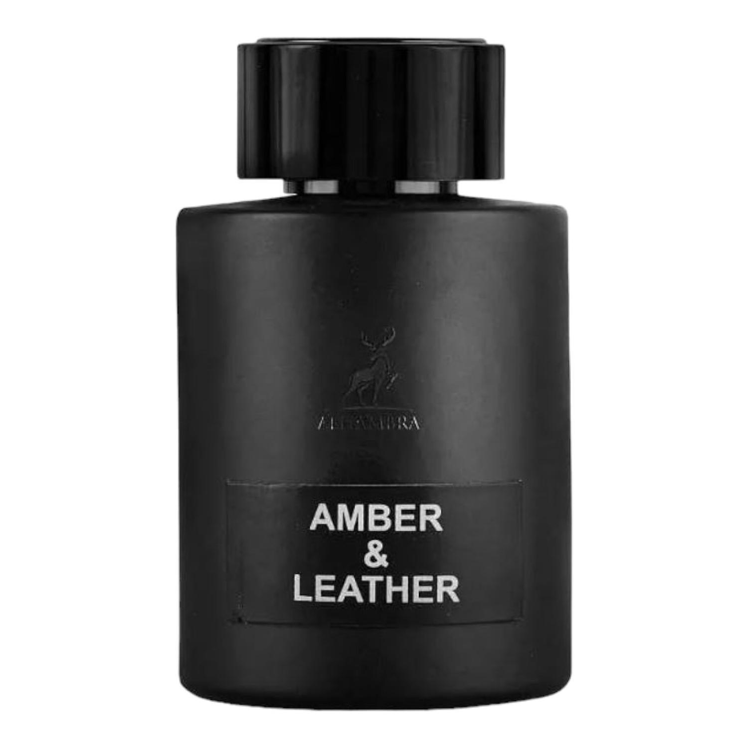 MAISON ALHAMBRA AMBER & LEATHER EDP 100 ML — imagen 1
