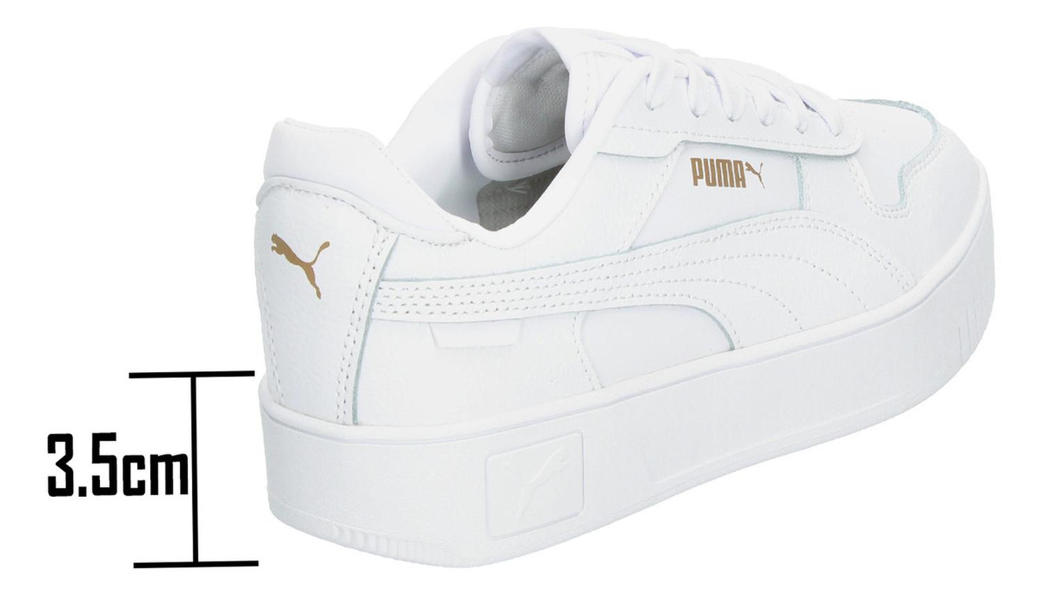 Tenis Puma Carina Street Dama Plataforma Blanco Mujer — imagen 3