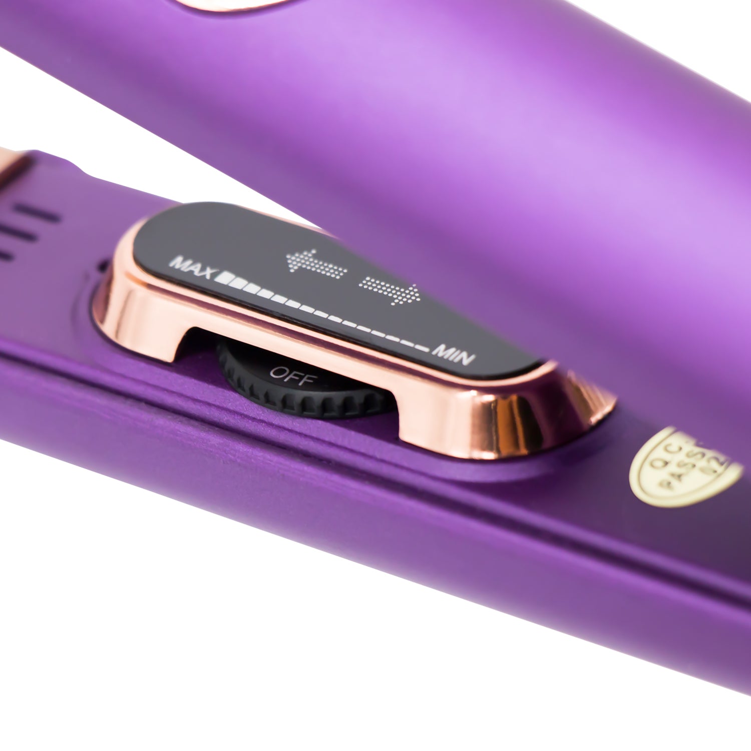 Plancha Alaciadora de Cabello Uso Profesional Purple Titanio Ionizado Timco P1099 — imagen 8