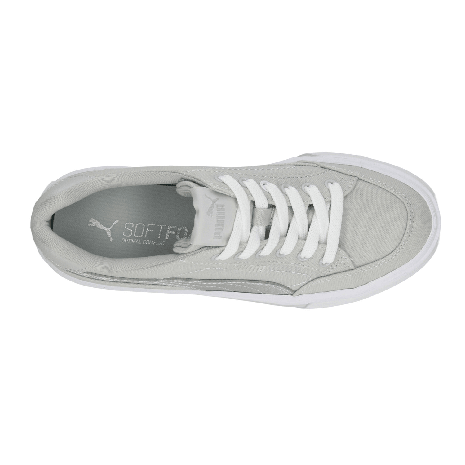 Tenis Puma Court Classic Vulc Dama Casual Plataforma Gris Mujer — imagen 8