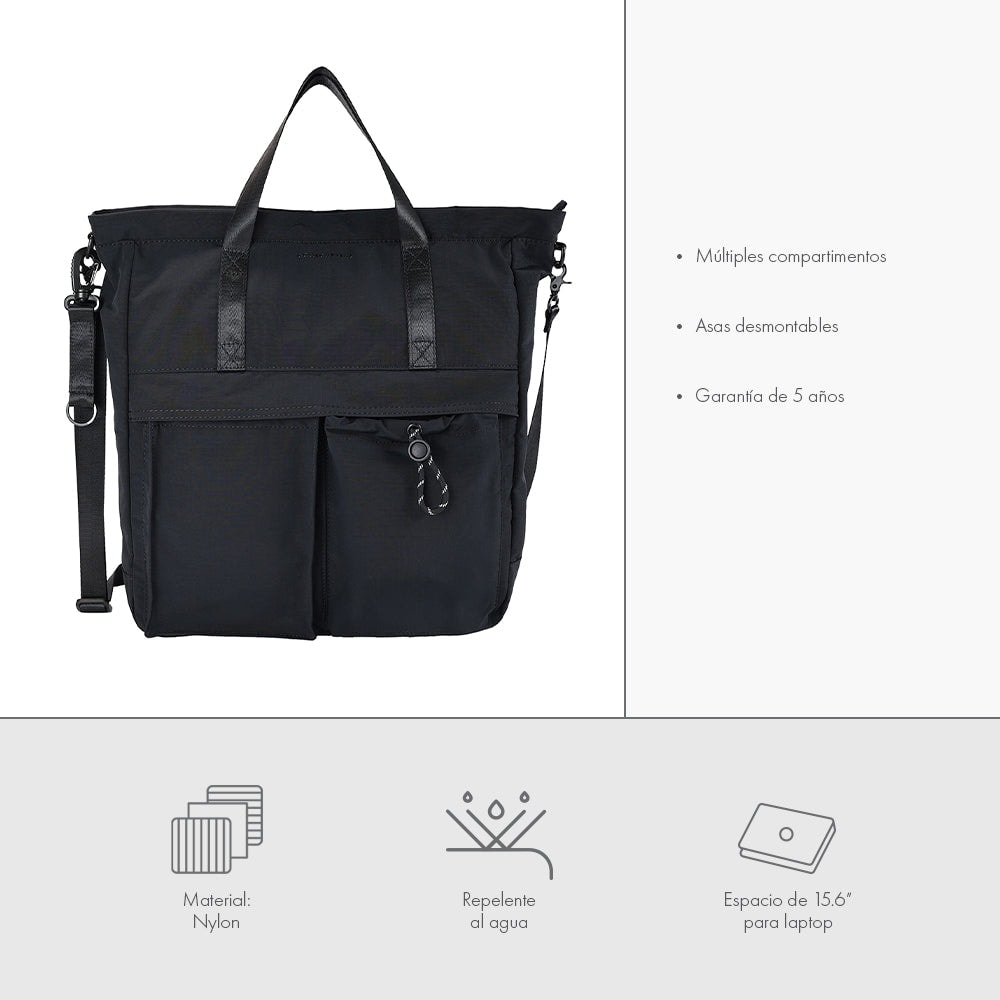 Bolsa para laptop CoolCapital Vienna Tote: 15.6" pulgadas, Verde — imagen 10
