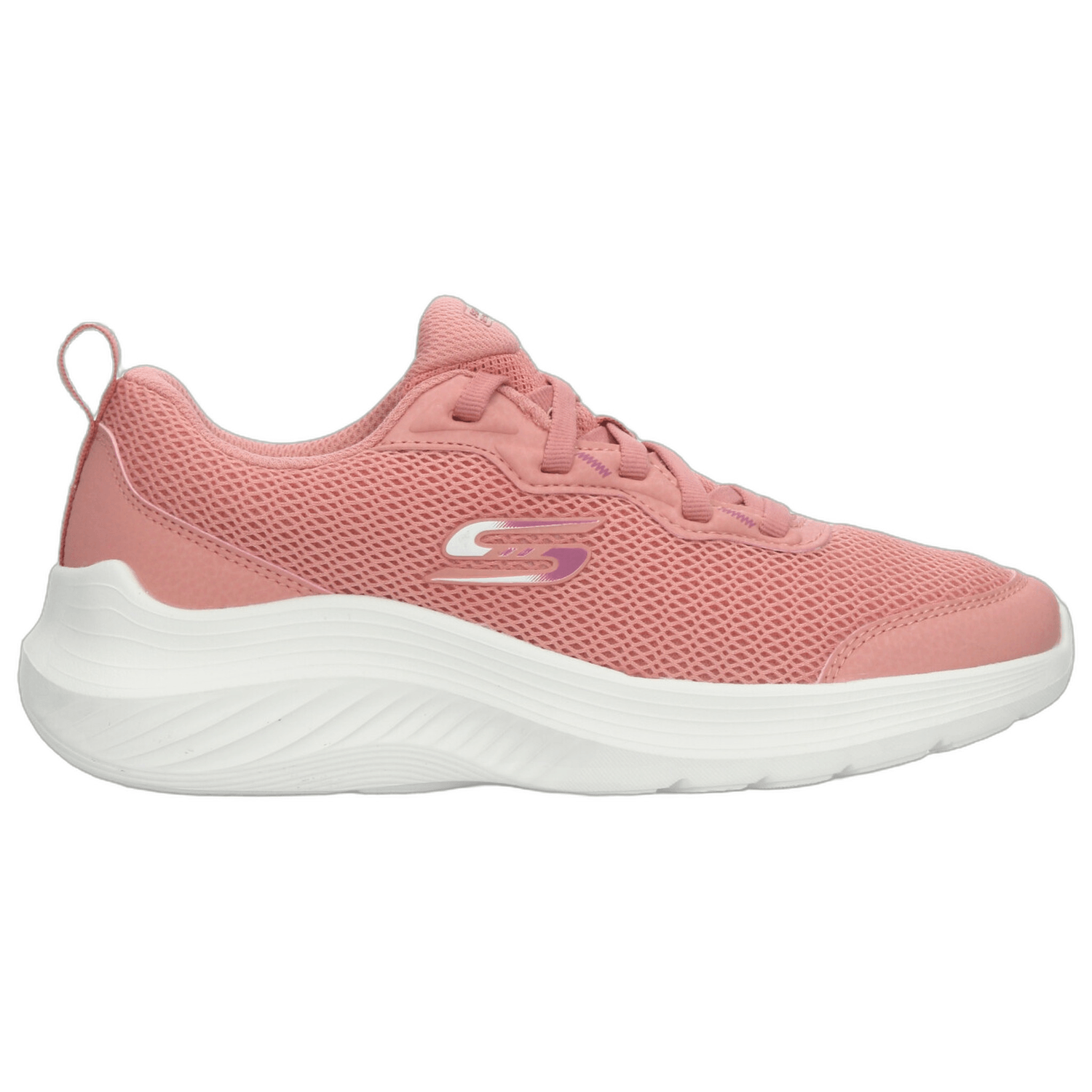 Tenis Skechers Bobs Squad Waves Dama Salmon Deportivo Mujer — imagen 2