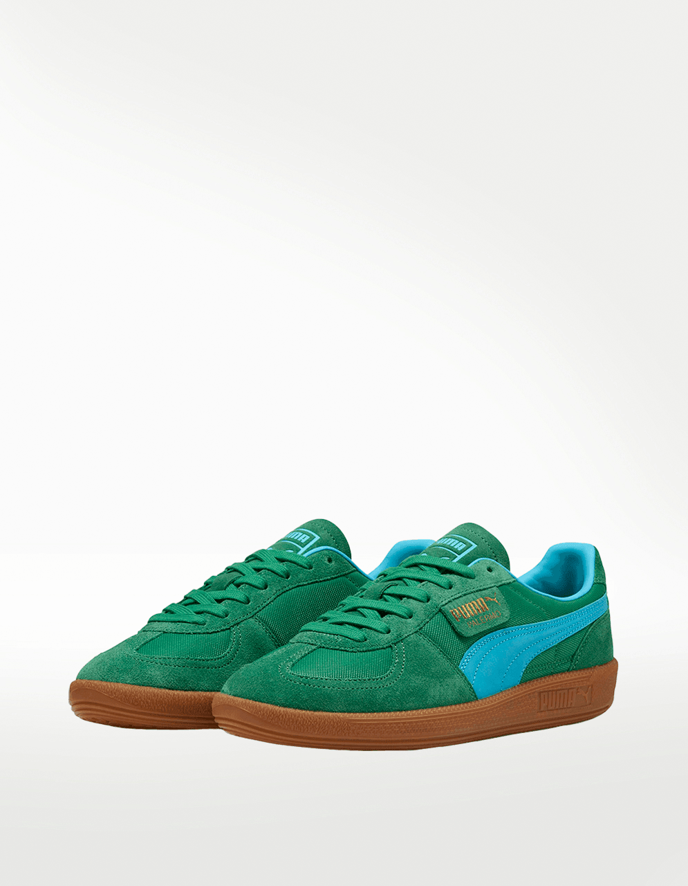 Tenis Puma Palermo Vintage Verde Azul - Hombre — imagen 5