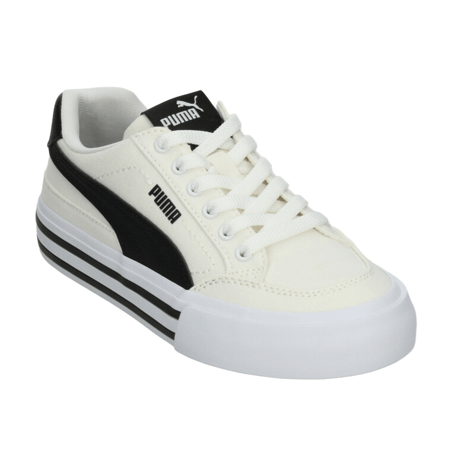 Tenis Puma Court Classic Dama Casual Off White Mujer — imagen 4