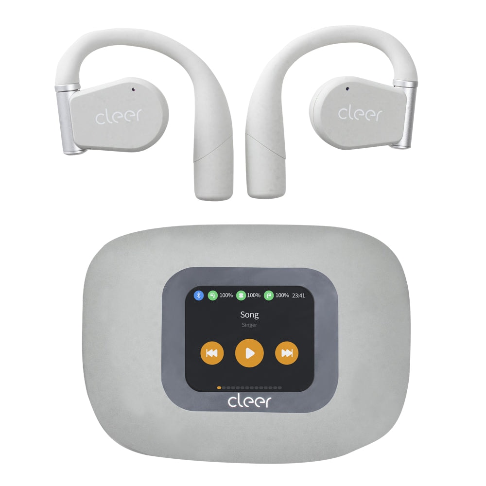 Audifonos Cleer ARC 3 Open-Ear: Sonido Hi-Res, Dolby Atmos, 50h Batería, IPX7 gris — imagen 2