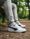 Tenis Puma Juniors Casual Puma Rebound V6 Lo Jr 1111896