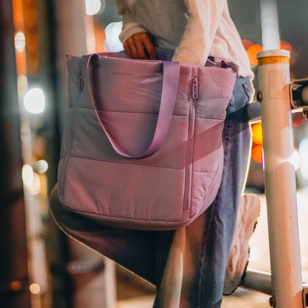 Bolsa Tote Bag Onna Laptop 15" Cool Capital Lila — imagen 7