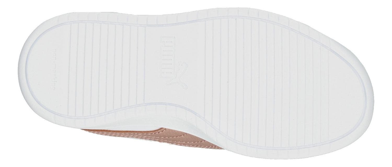 Tenis Niña Puma Rickie Classic V Casual Blanco Oro Rosado Infantil T17-22 — imagen 10