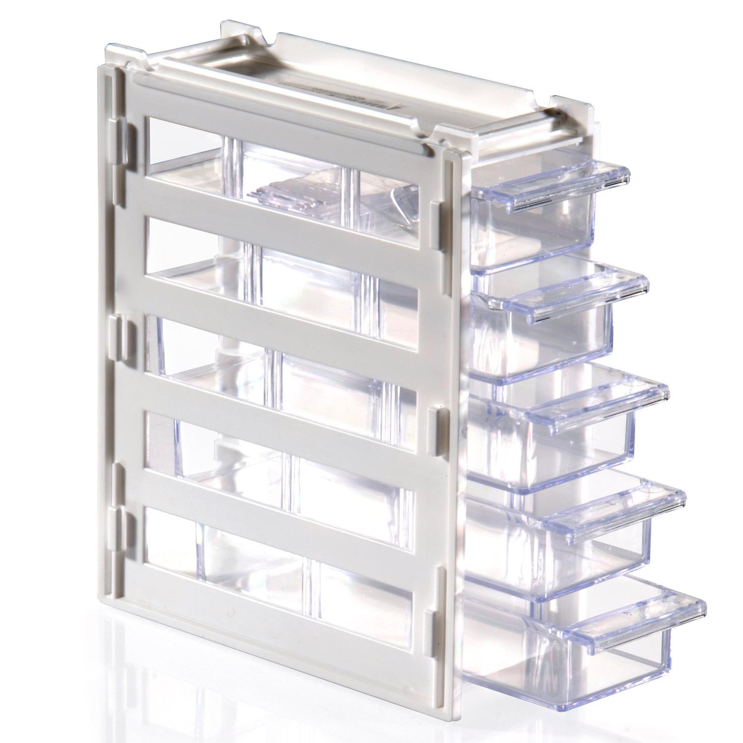 MINI ORGANIZADOR ITALHOME 8105BL 5 CAJONES 3 DIVISORES CAJON — imagen 3