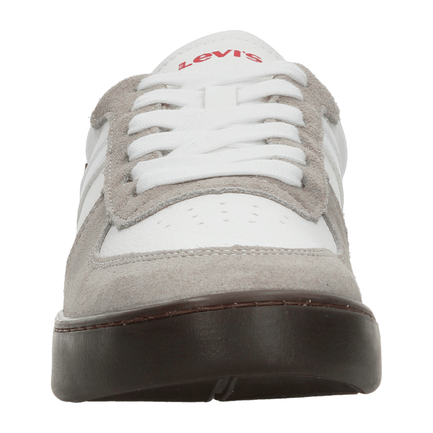 Tenis Levis Hombre Deportivo Urbano Cómodo Cintas Ajustables Original Blanco Gris Caballero — imagen 6