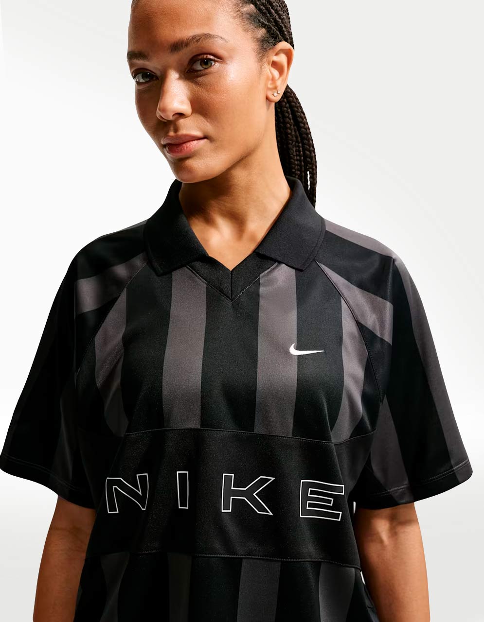 Playera Nike W NSW Street OS SS STRP Multicolor - Mujer — imagen 4