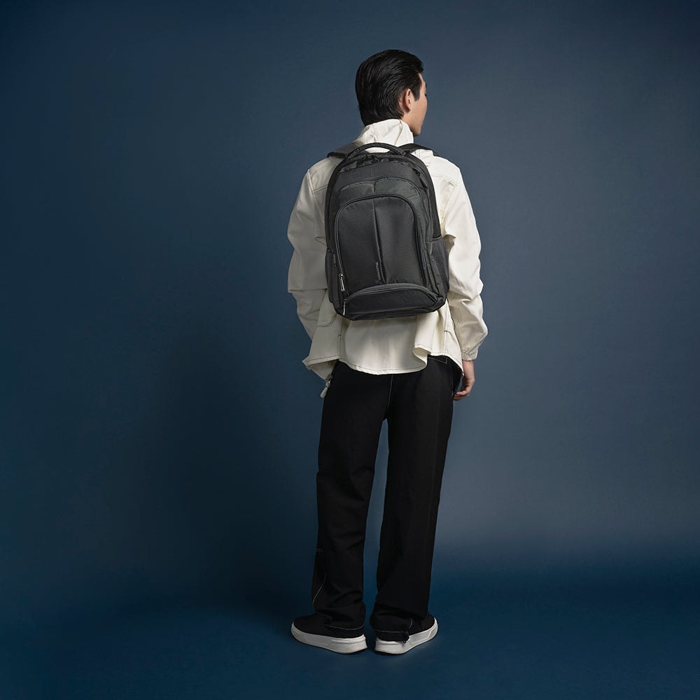 Mochila para laptop CoolCapital Bast 15.6" pulgadas Gris — imagen 11
