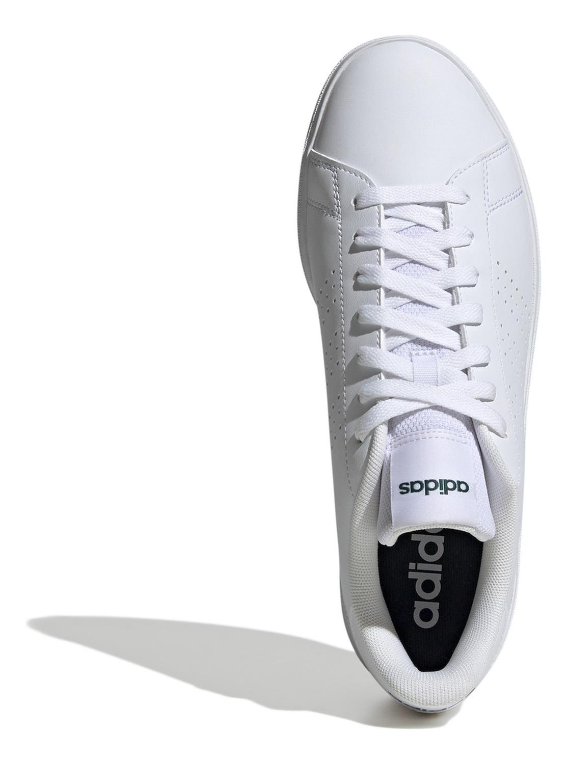 Tenis Hombre Adidas Advantage Base 2.0 Blanco Casual Caballero — imagen 8