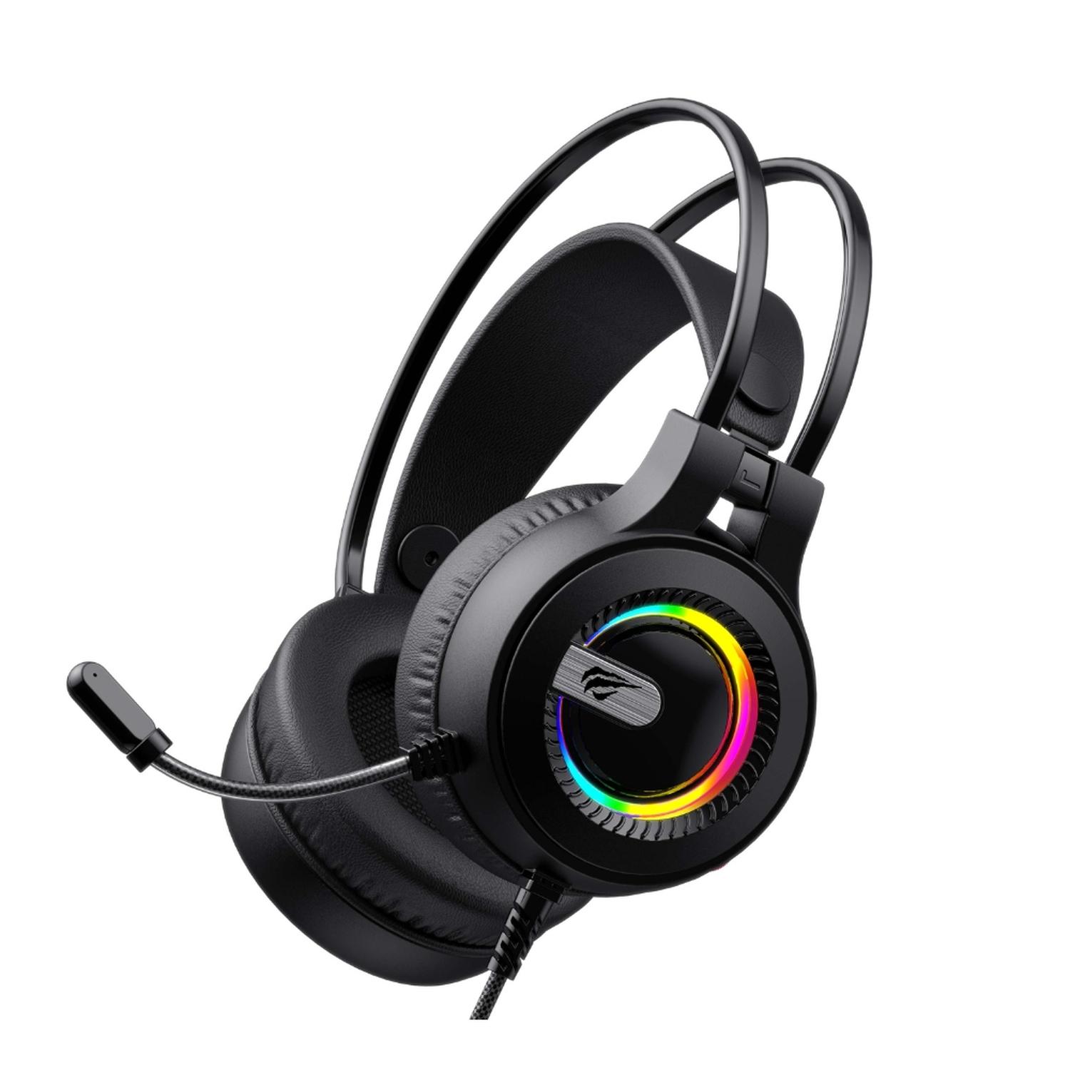 Audífonos Havit Gamenote H2040D Gaming Luz Exterior Negro — imagen 5