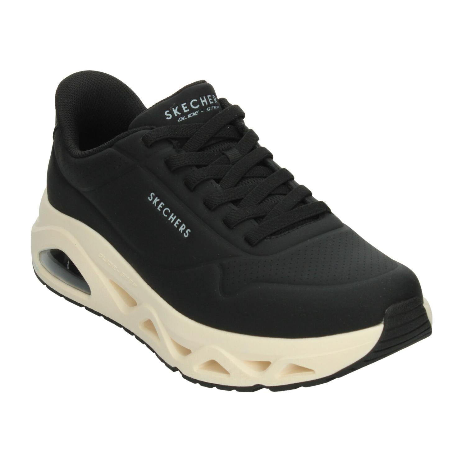 Tenis Hombre Skechers Uno Glide-Step Negro Casual Caballero — imagen 5