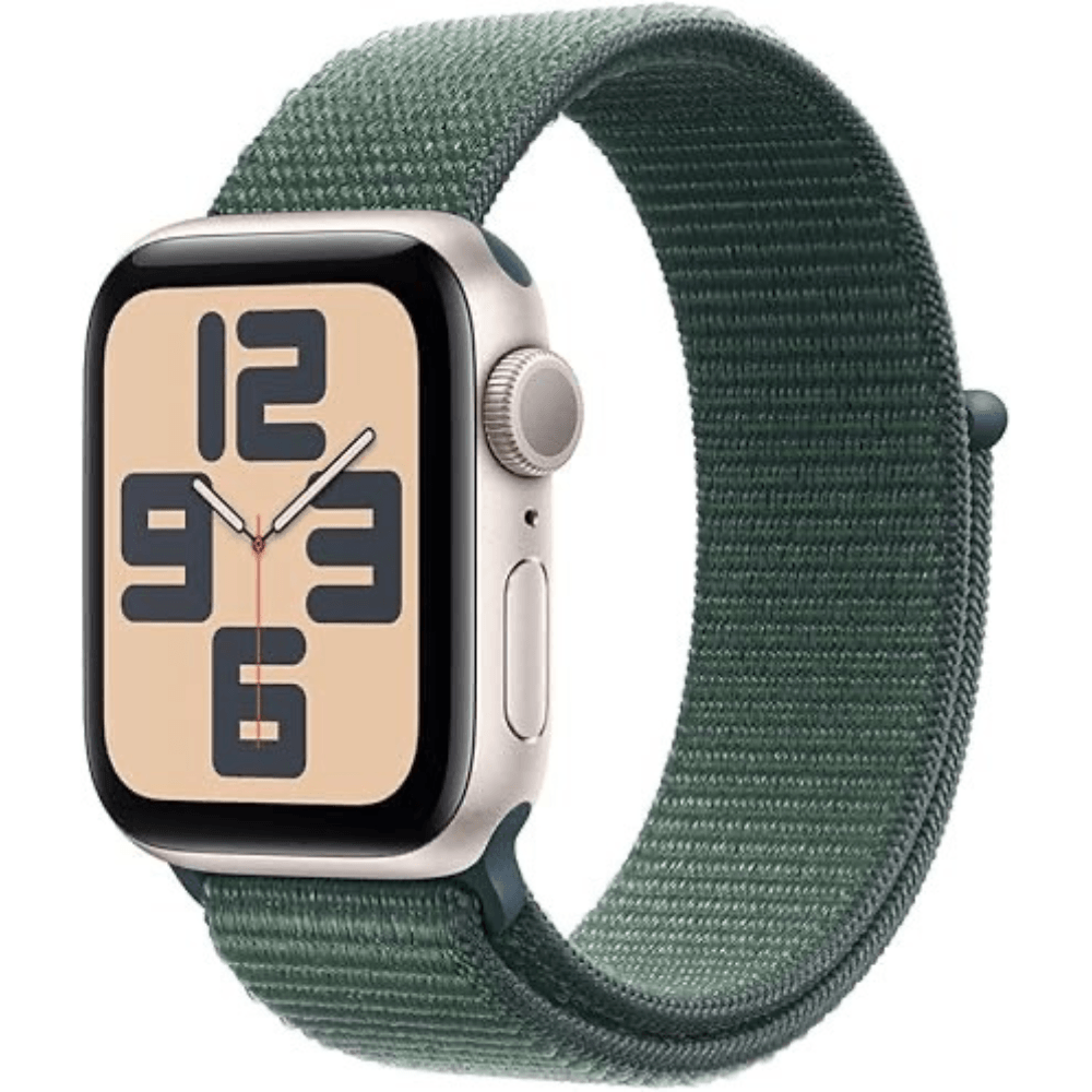 AppleWatch SE 2DA GEN 40mm GPS - Starlight/Correa Velcro Verde — imagen 2