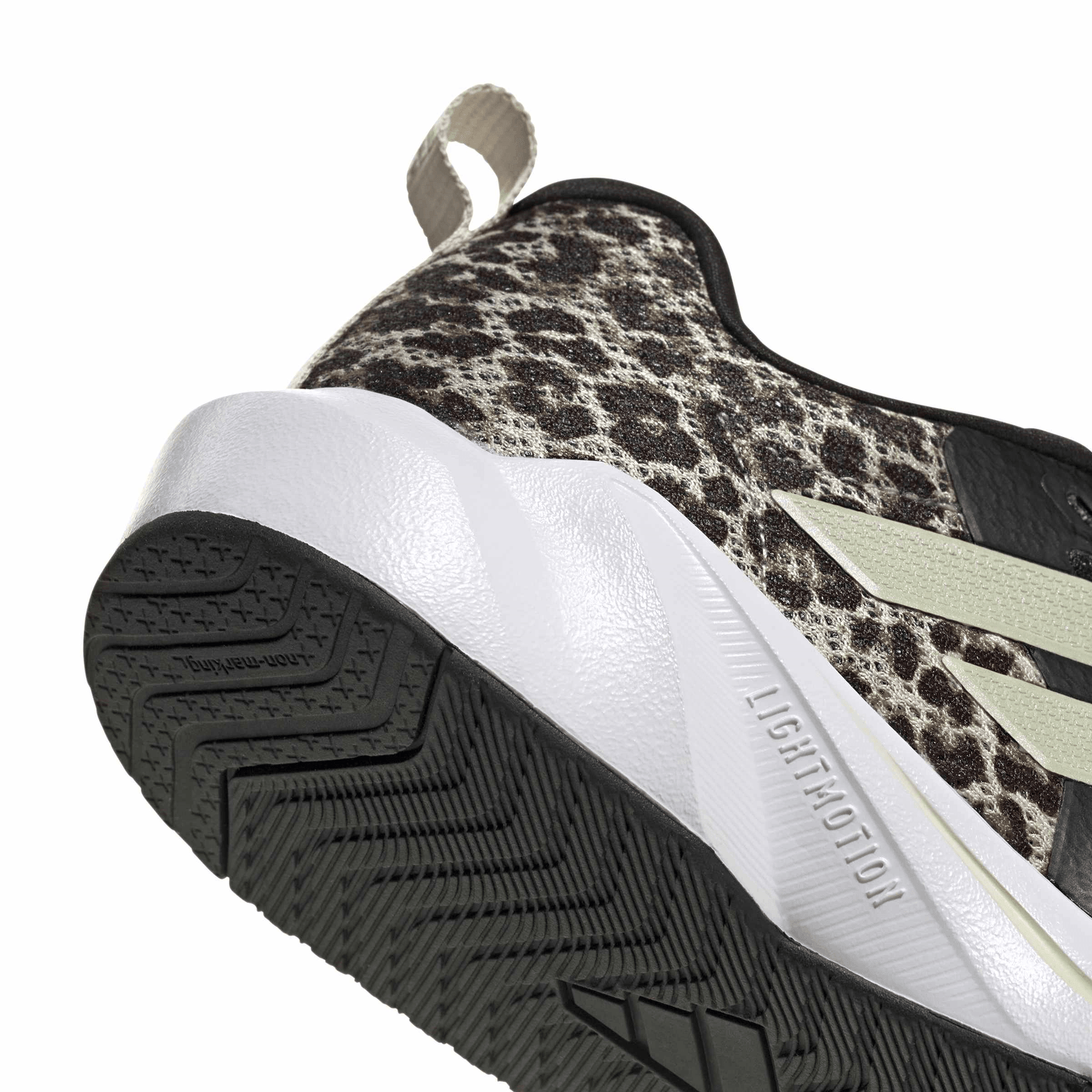 Tenis Dama Adidas Rapidmove Go Negro Deportivo Animal Print Mujer — imagen 7