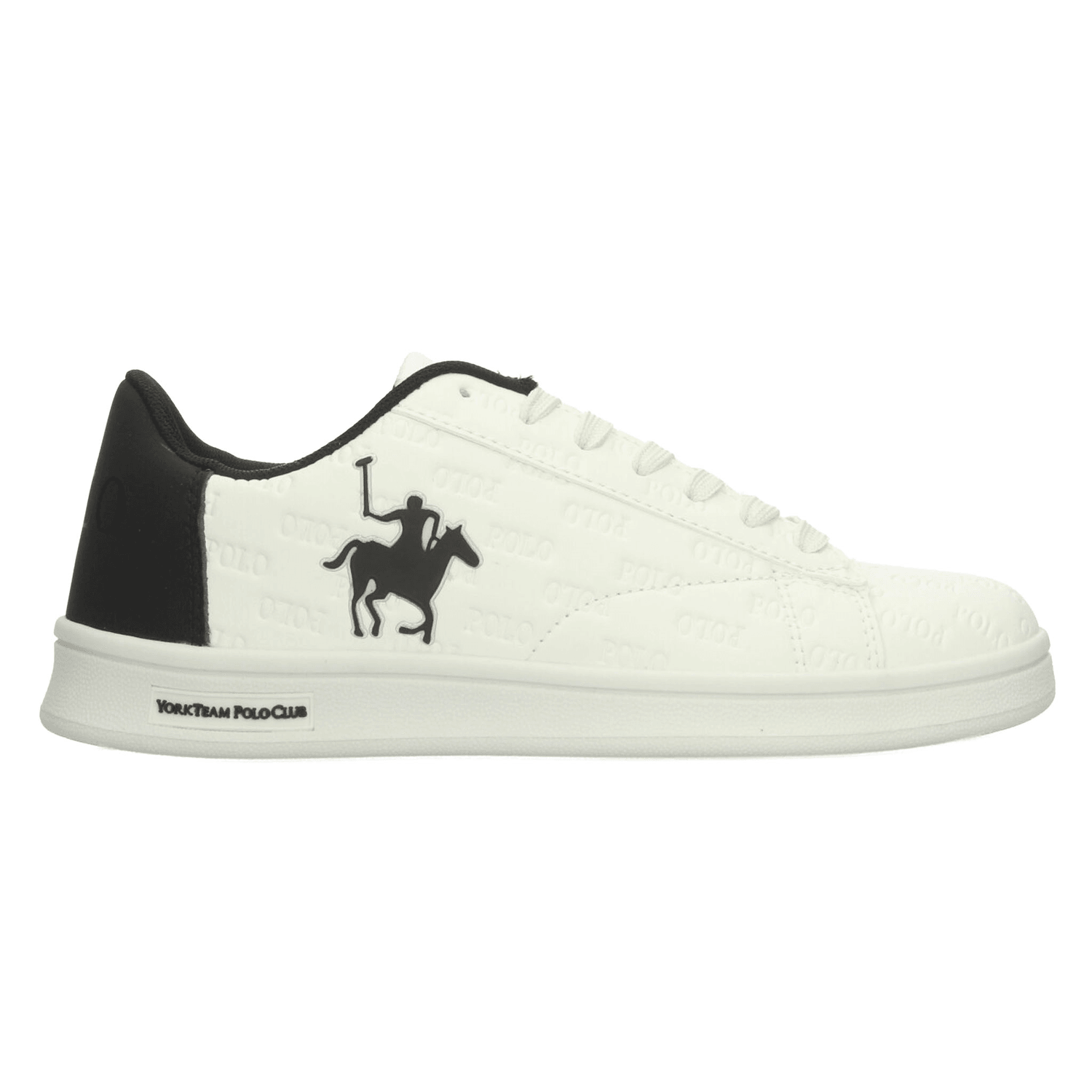 Tenis Polo Dama Off White Negro Casual Para Mujer — imagen 2
