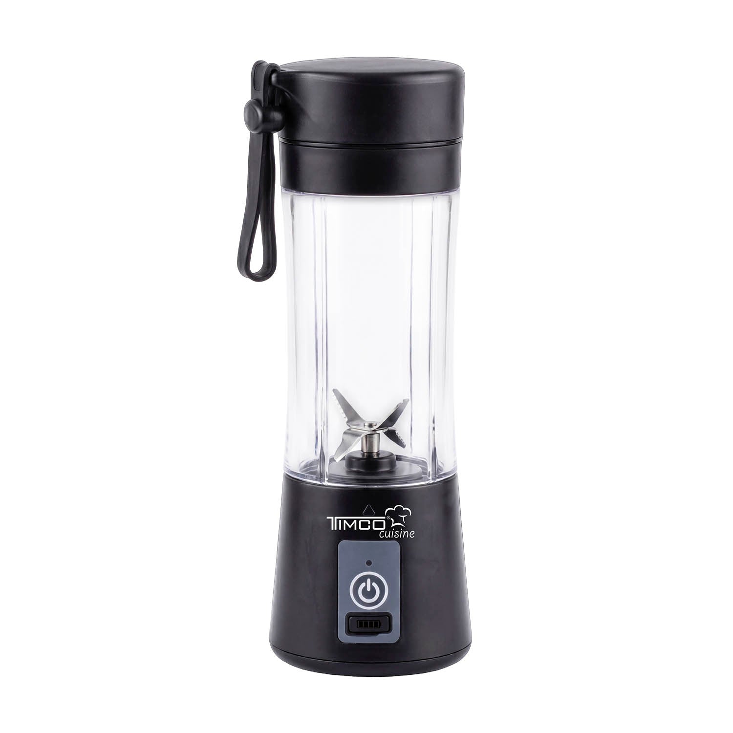 Licuadora Portatil TIMCO LICMDL09 Inalambrica 380 ml 6 Cuchillas Carga USB y Base Antideslizante — imagen 5