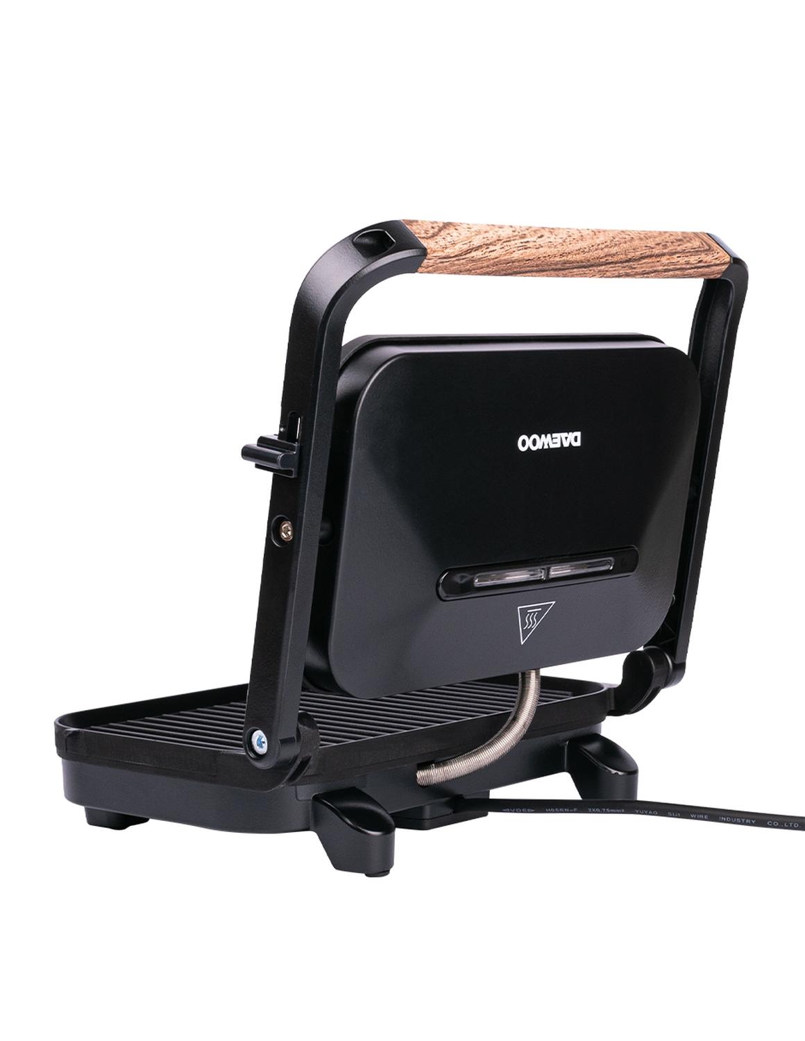 PARRILLA DE PANINI DAEWOO DHG-2675 DE 2 REBANADAS — imagen 2