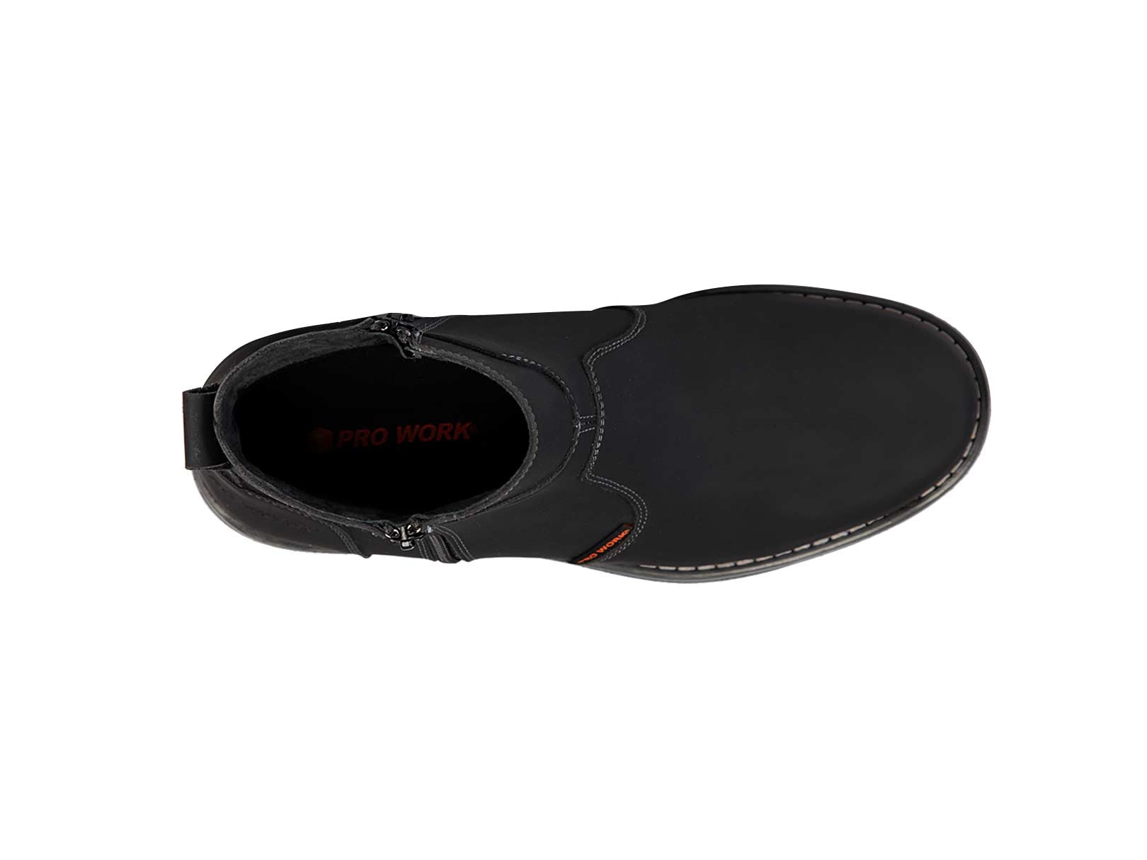 Bota hombre botin vestir vaquera PRO WORK 89719 Negro — imagen 12