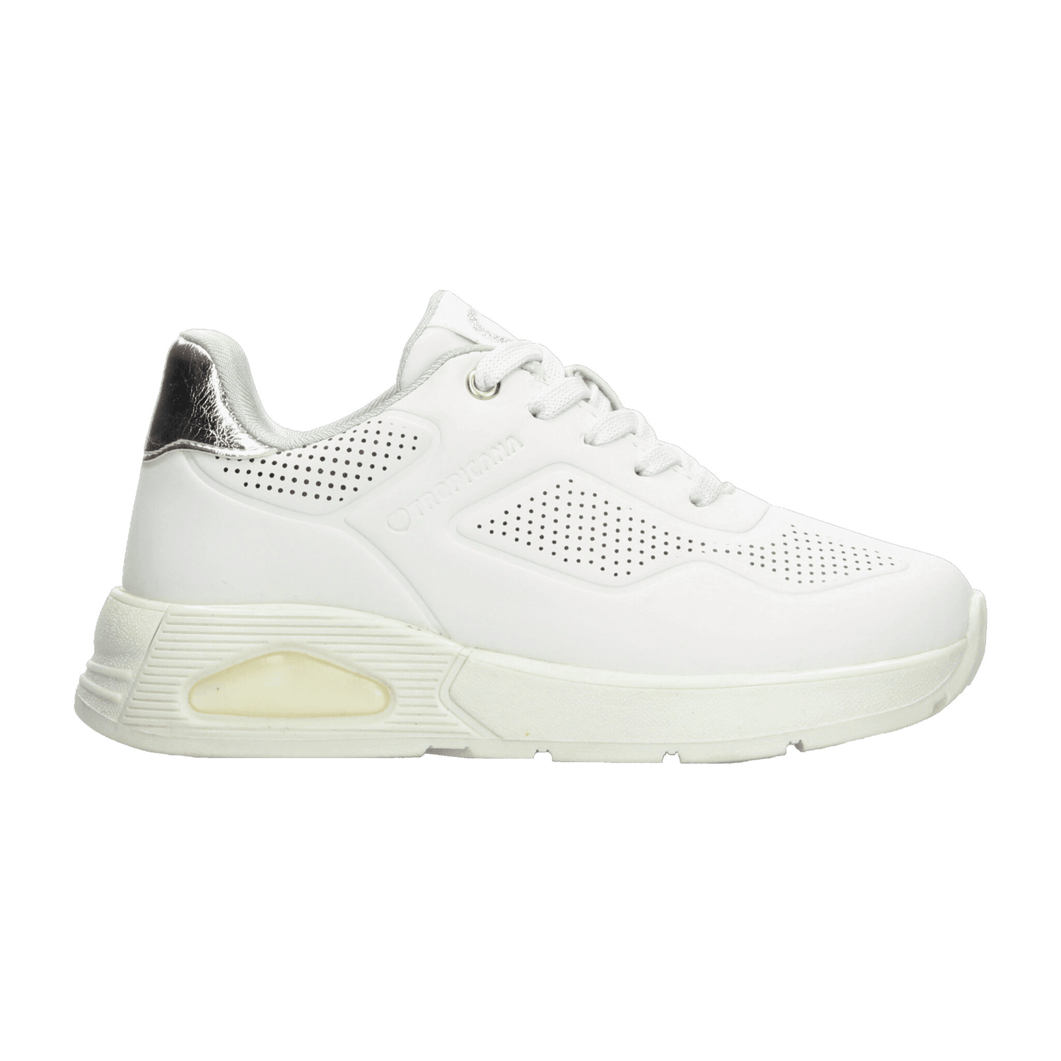 Tenis Tropicana Dama Casual Cintas Ajustables Suela De Aire Blanco Mujer — imagen 1