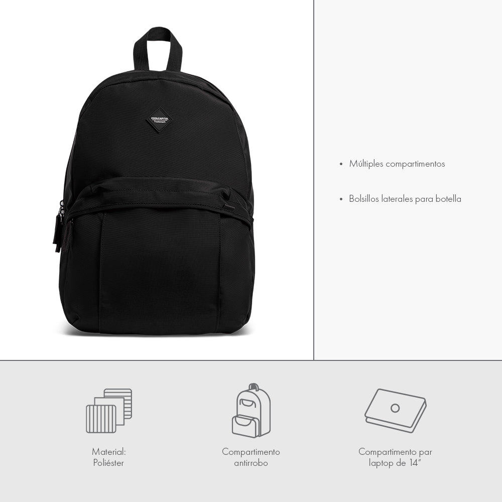 Mochila para laptop CoolCapital Pixie 14" pulgadas Menta — imagen 8