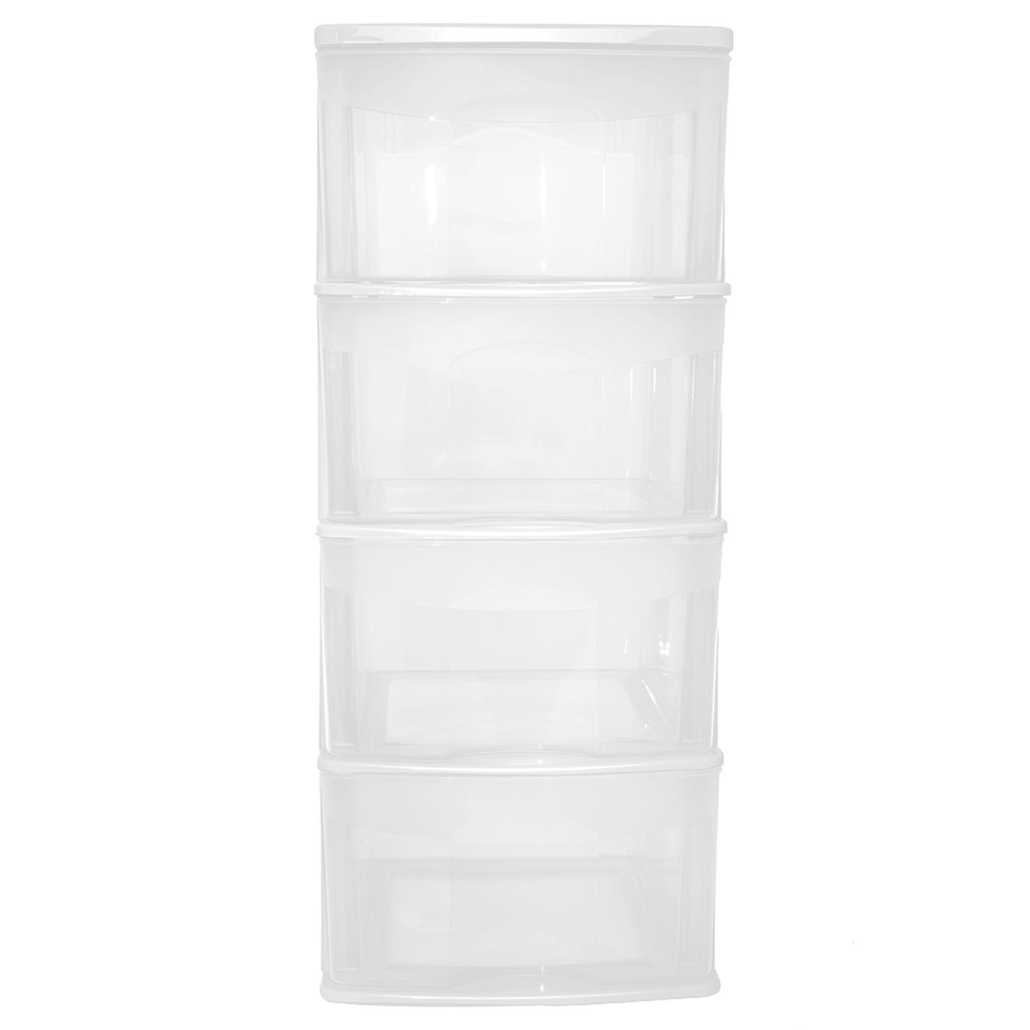 Caja Plástico Organizadora Cajonera 4 Cajones 8484 83X39X35cm — imagen 2