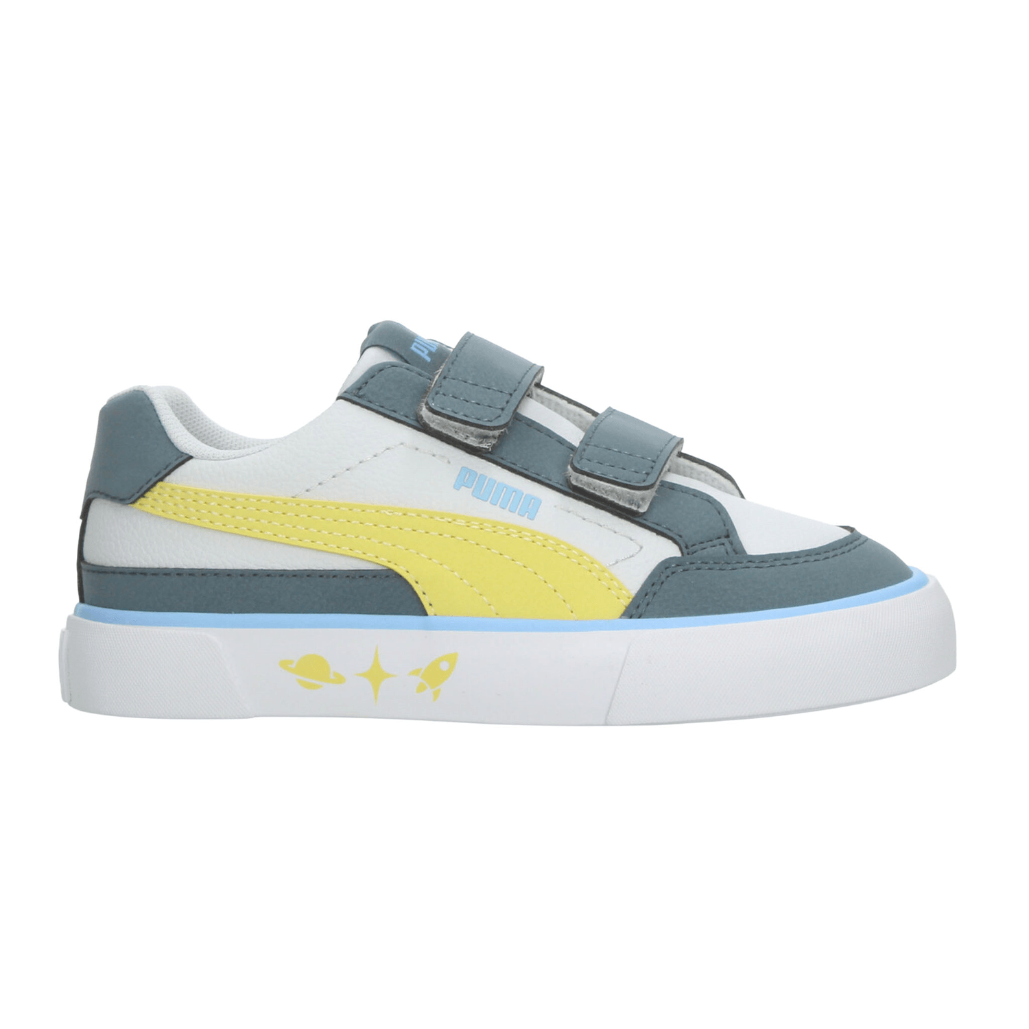 Tenis Niño Puma Court Classic Blanco Casual Infantil T17-22 — imagen 2
