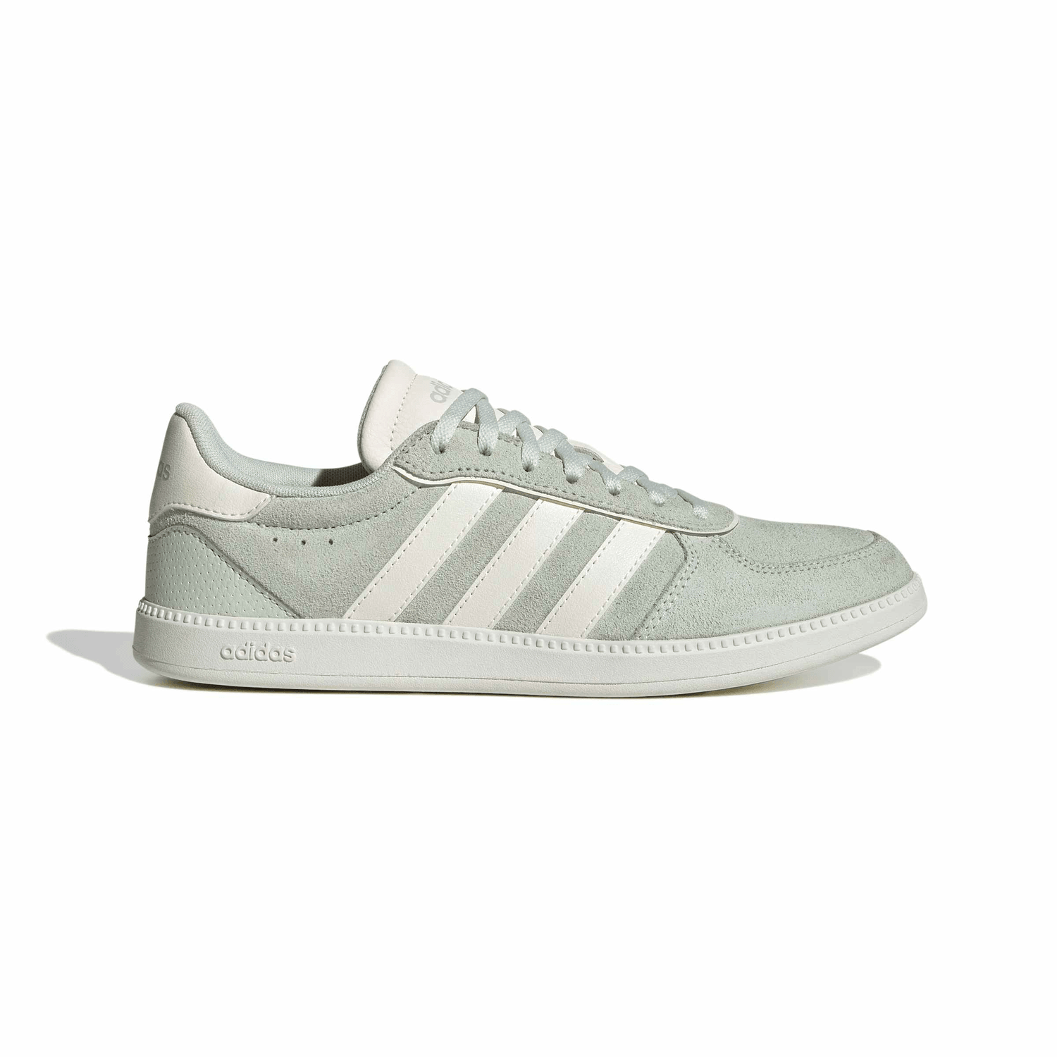 Tenis Dama Adidas Breaknet Sleek Verde Casual Cintas Mujer — imagen 2