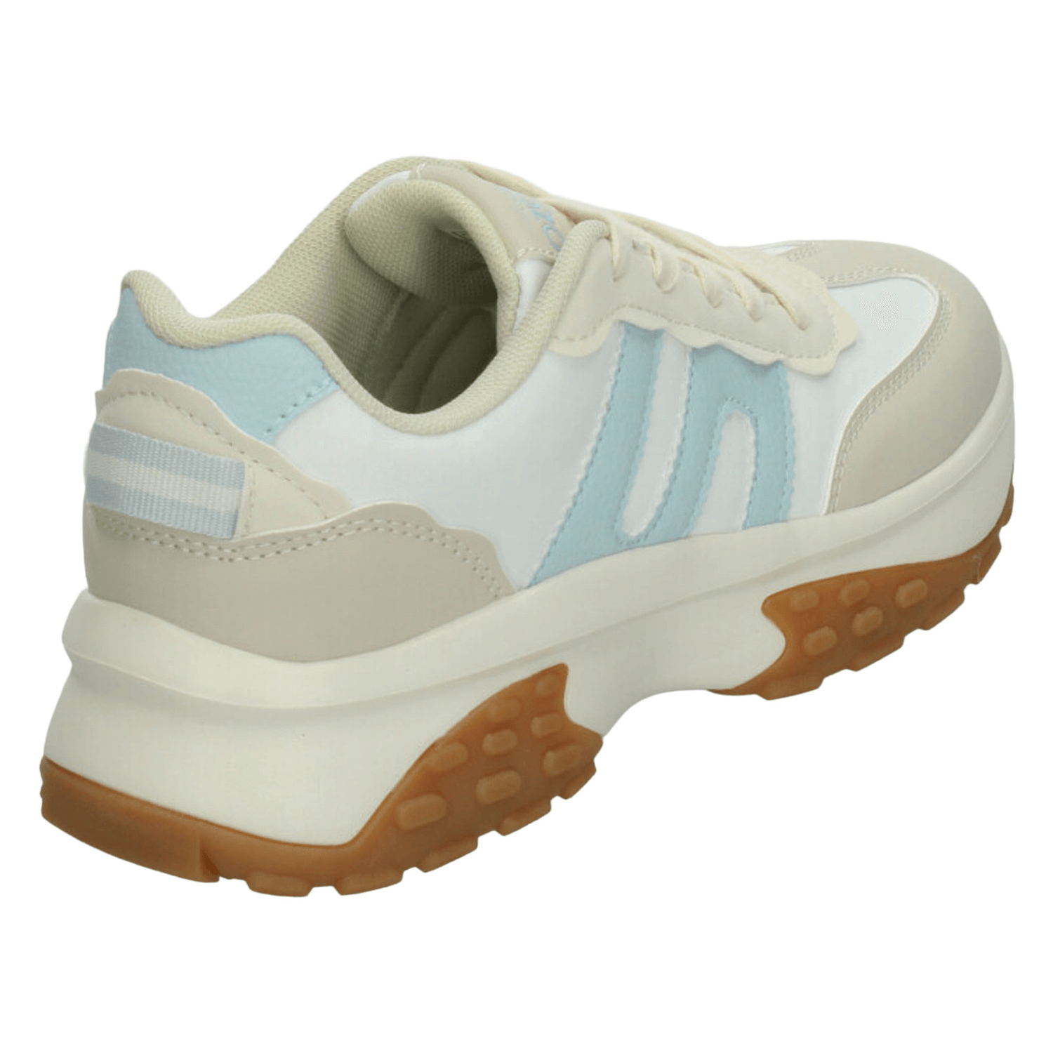 Tenis Ozono Dama Blanco Azul Casual Para Mujer — imagen 4