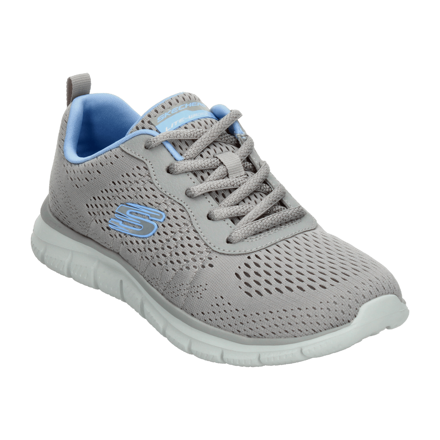 Tenis Skechers Dama Deportivo Gris Mujer — imagen 4