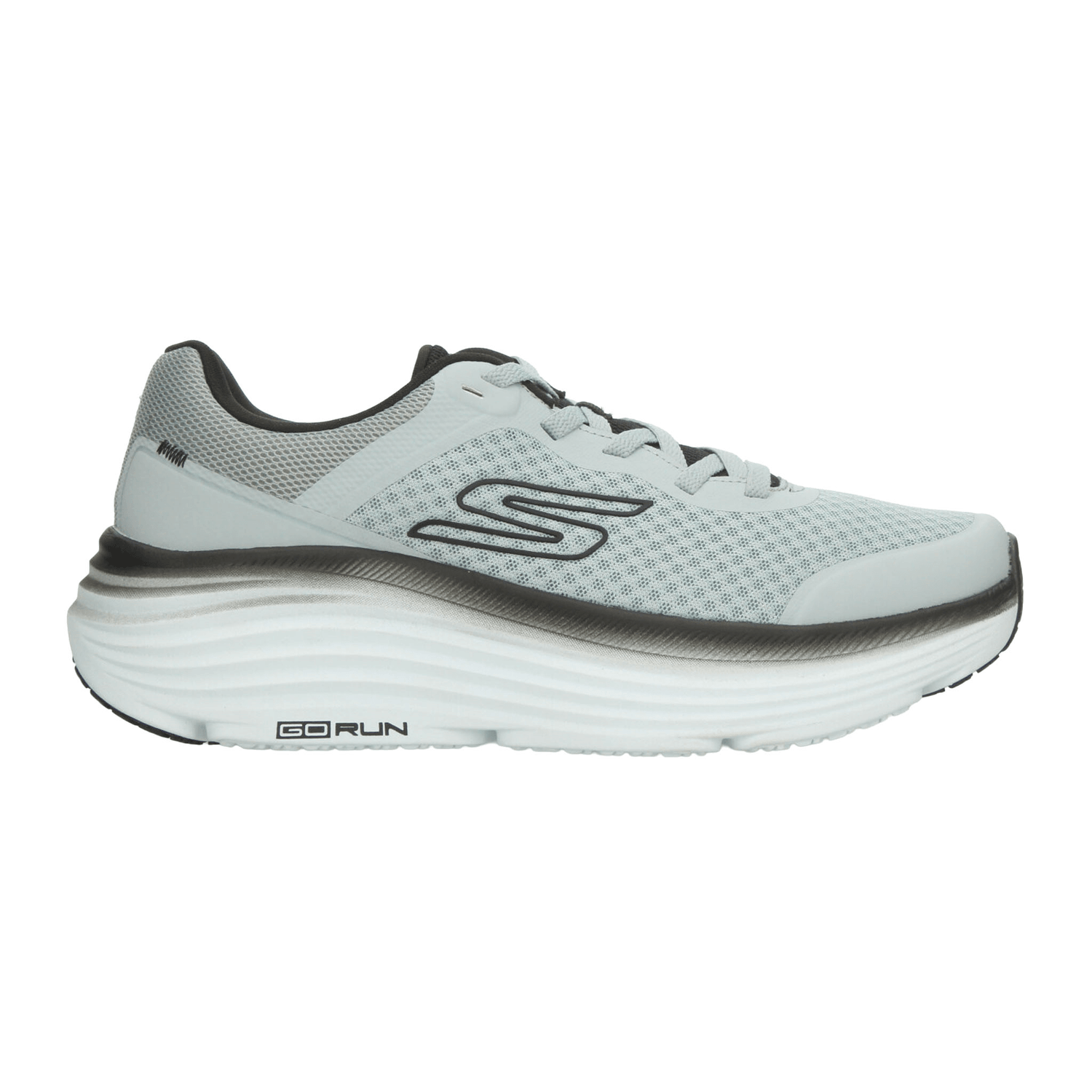 Tenis Skechers Max Cushioning Hombre Gris Running Deportivo Caballero — imagen 2