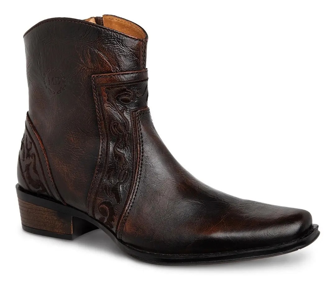 Botin Vaquero Hombre Urban Cowboy Café 40704 — imagen 8