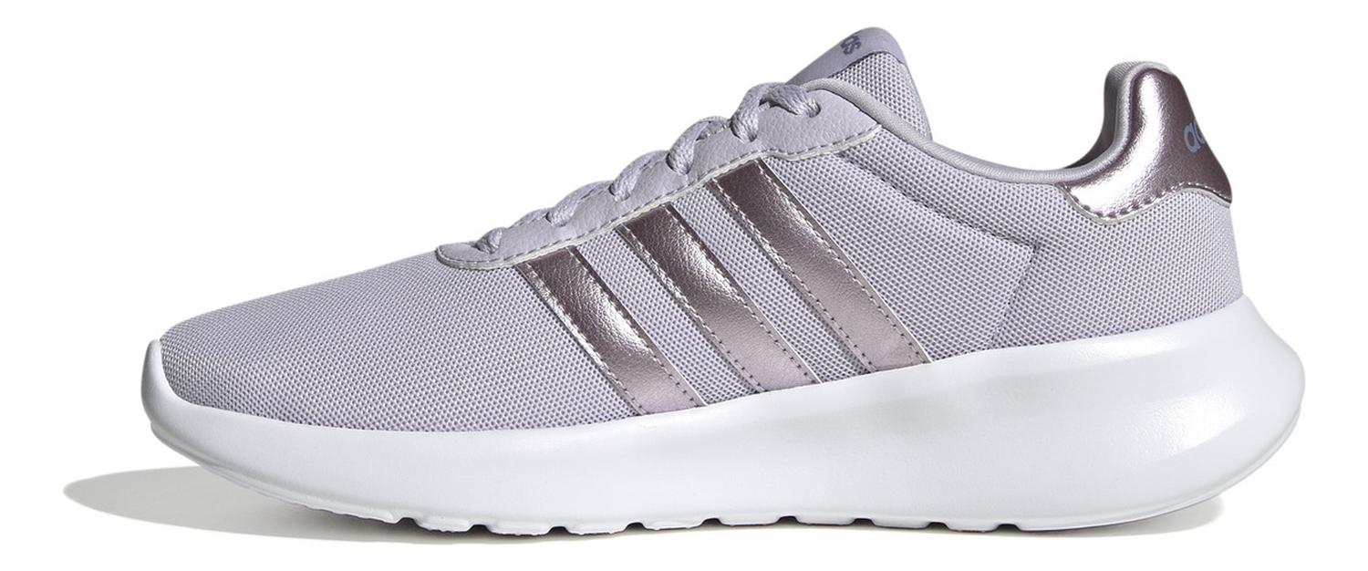 Tenis Dama Adidas Lite Racer 3.0 Cloudfoam Lila Deportivo Mujer — imagen 4