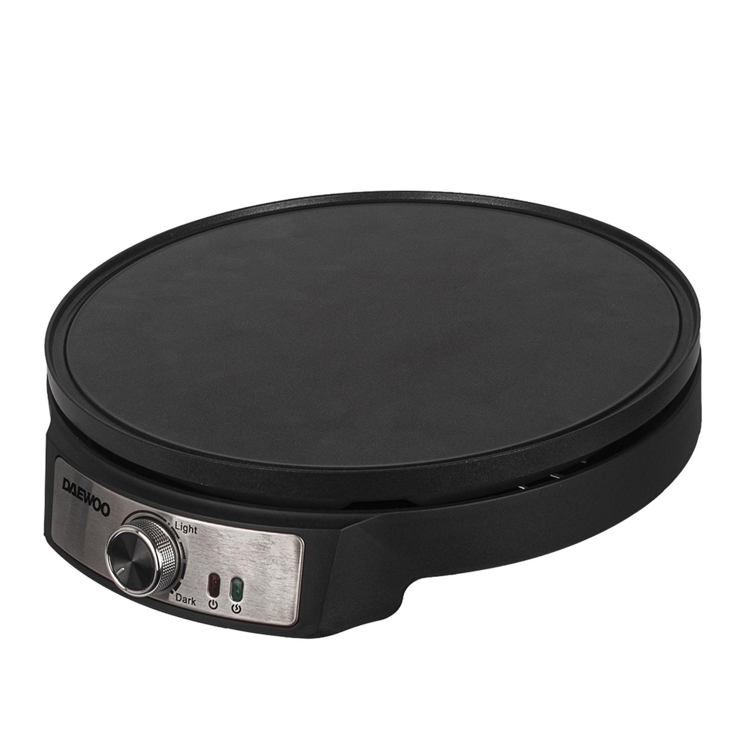 Crepera Eléctrica 2 en 1 Daewoo 30 cm 1200W DCRP-618 Con Accesorios — imagen 4