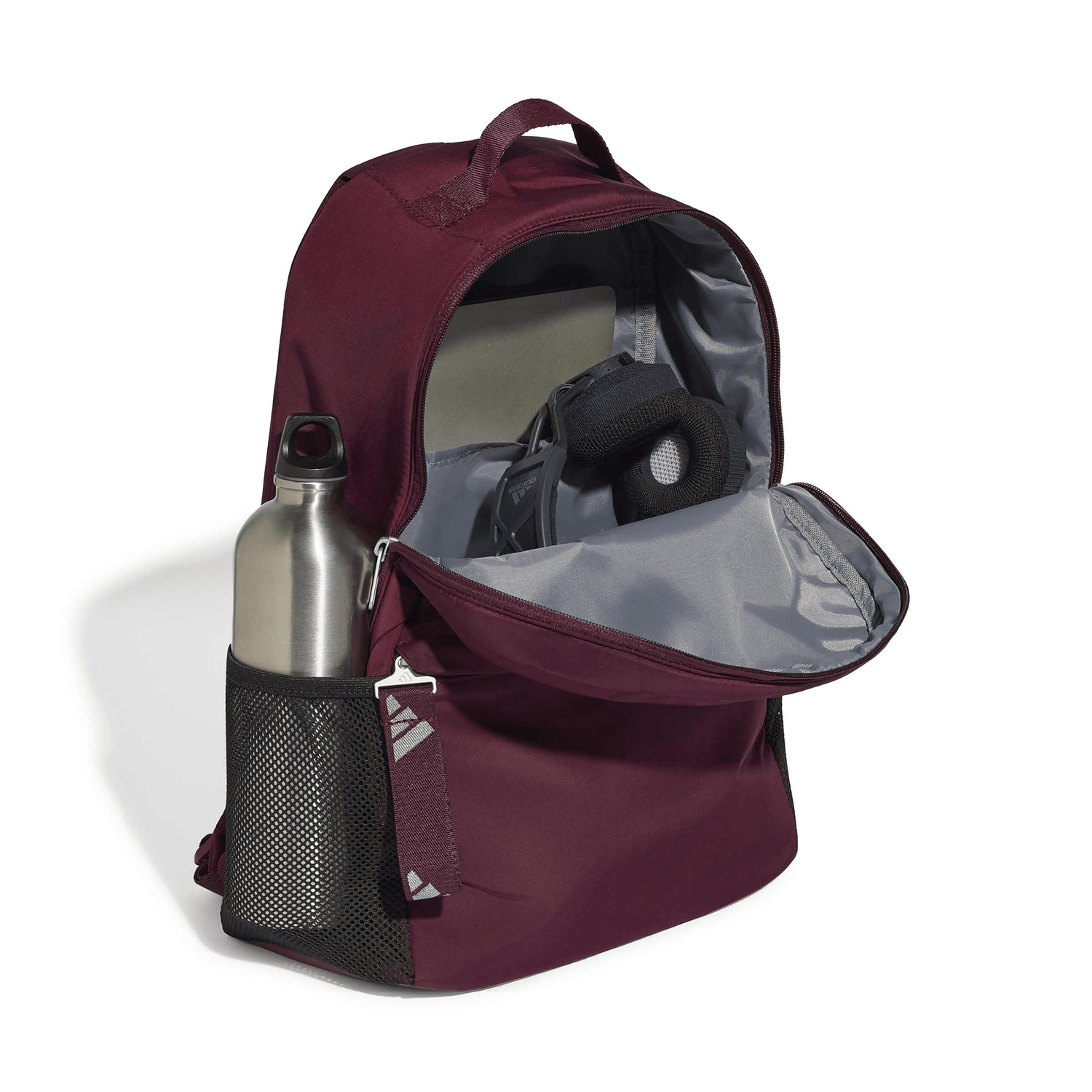 Mochila Adidas Rojo Escolar Deportiva Portalaptop Unisex 20L — imagen 5
