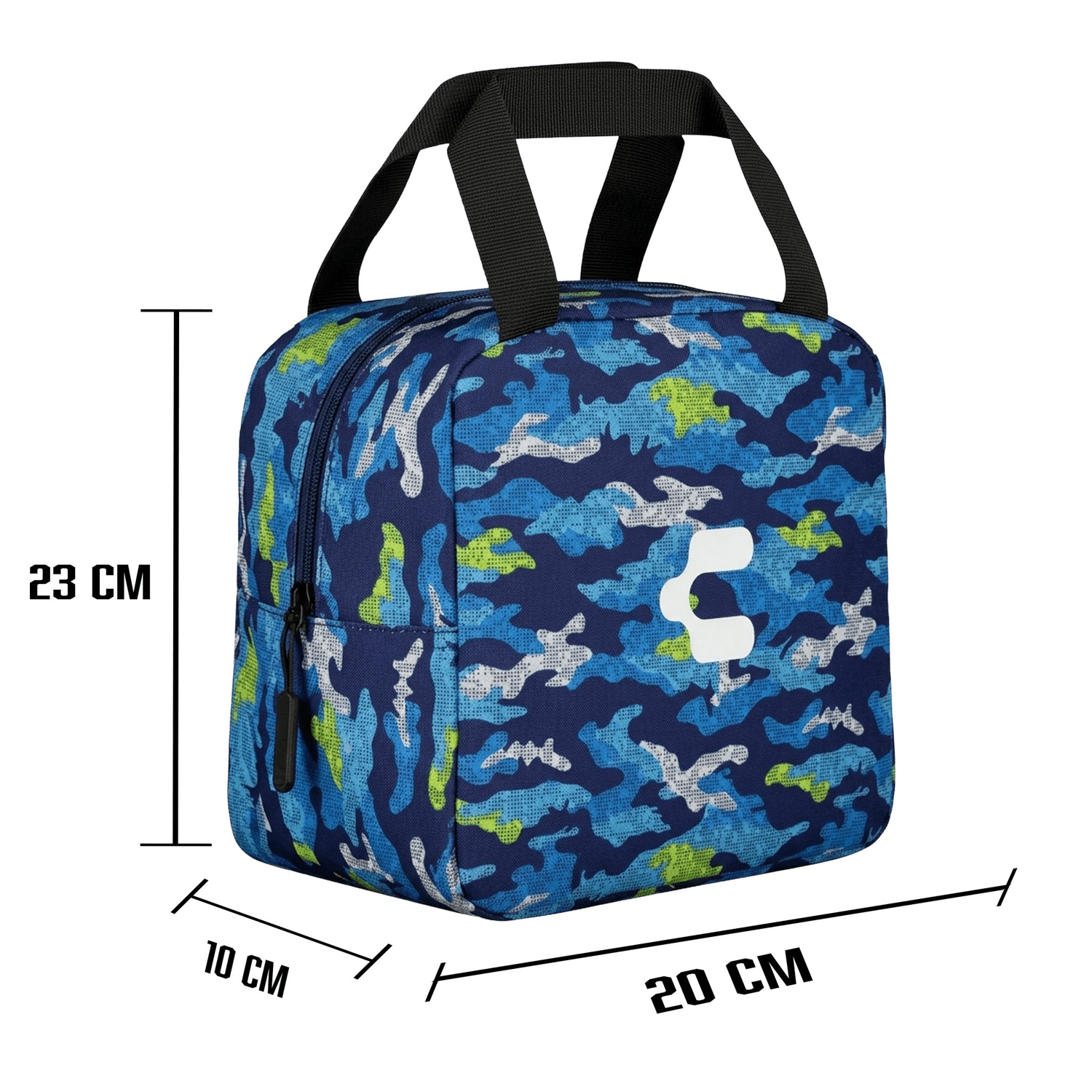 Set de Mochila Niño Charly Camuflaje Azul Escolar Lonchera Infantil — imagen 7
