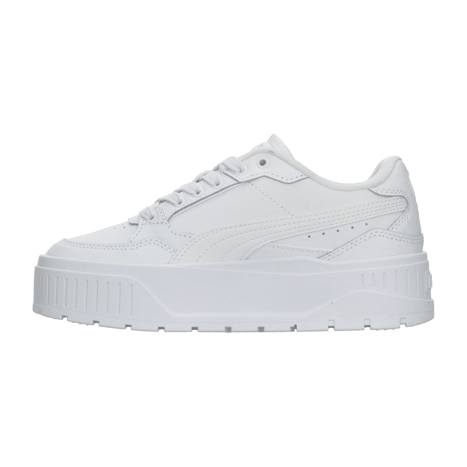 Tenis Puma Karmen II Idol Dama Blanco Deportivo Escolar Plataforma Cintas Ajustables Mujer — imagen 6
