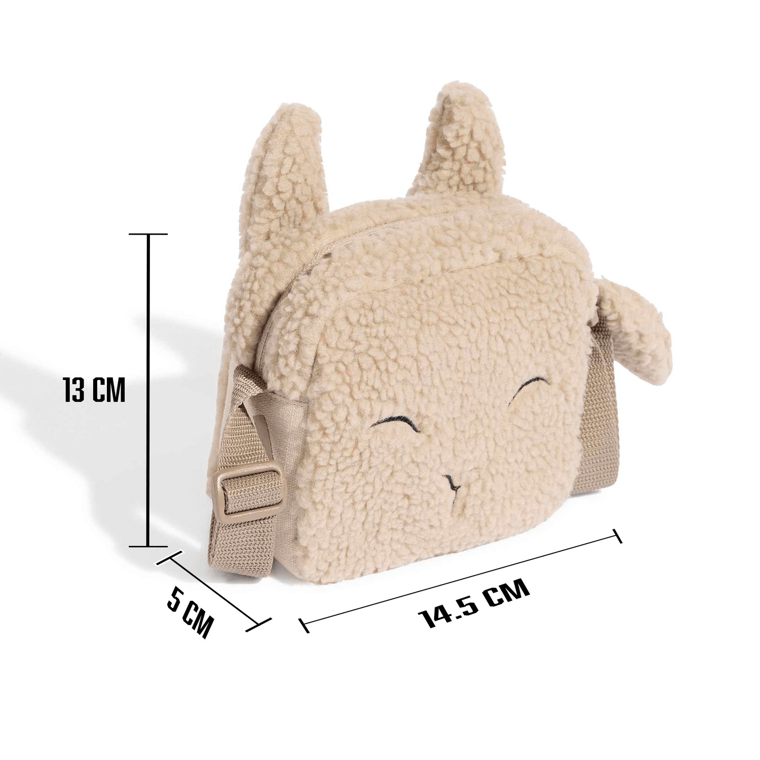 Bolsa Adidas Fleece Kids Niña Café Personaje Infantil — imagen 6