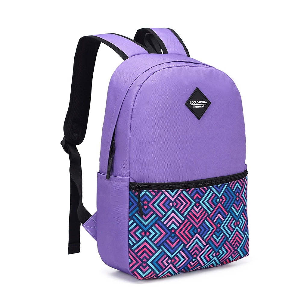 Mochila para laptop + mouse alámbrico Cool Capital Rombos 15" pulgadas combo — imagen 10